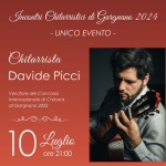 Concerto del chitarrista Davide Picci
